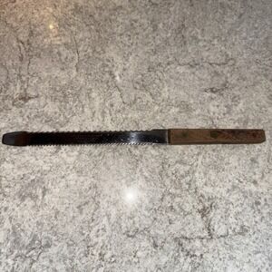 Vintage VERNCO Advertising Knife with Serrated Edge on both sides Capper's KS